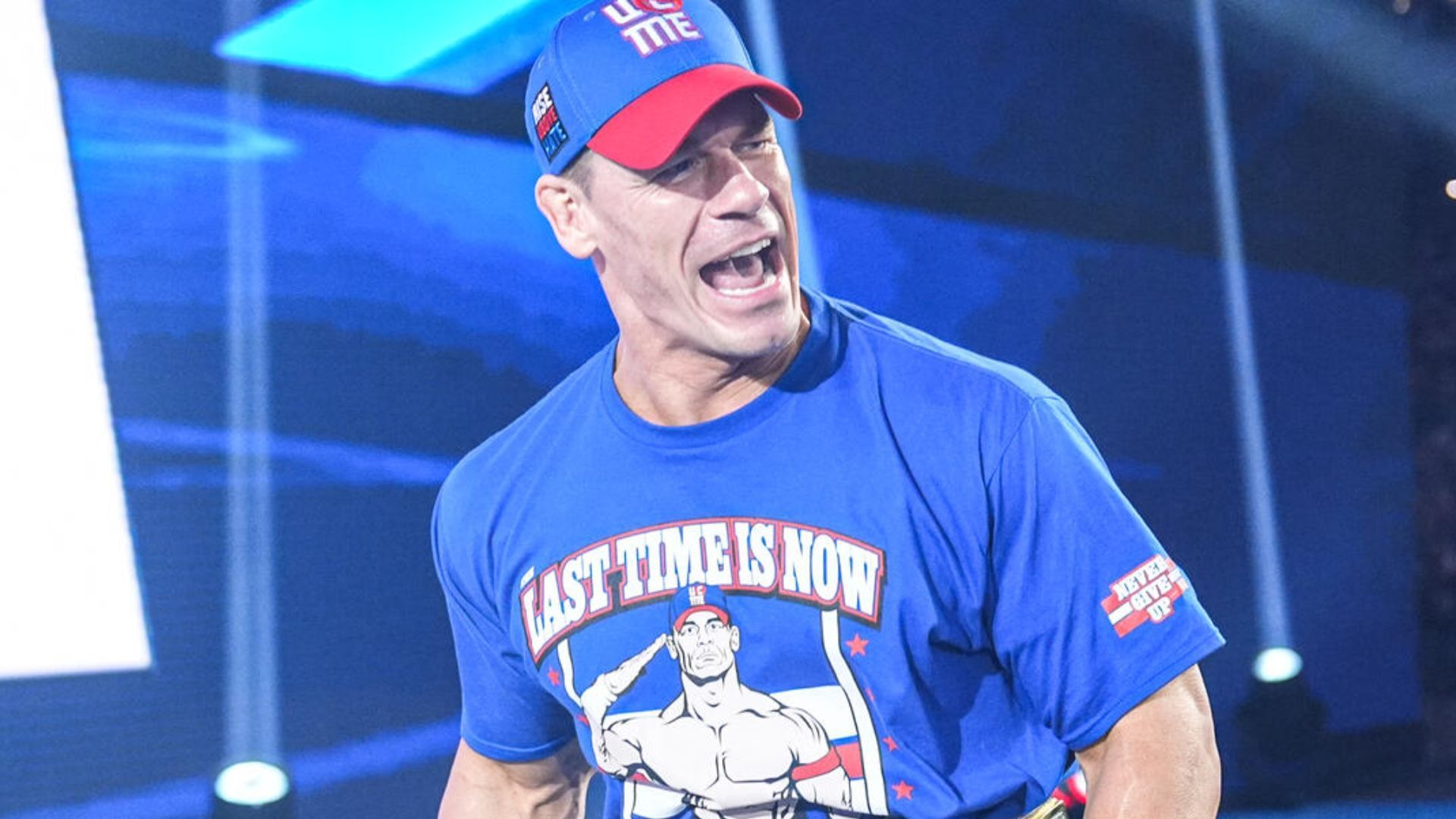 John Cena making his entrance at SummerSlam [Image Credits: WWE.com]