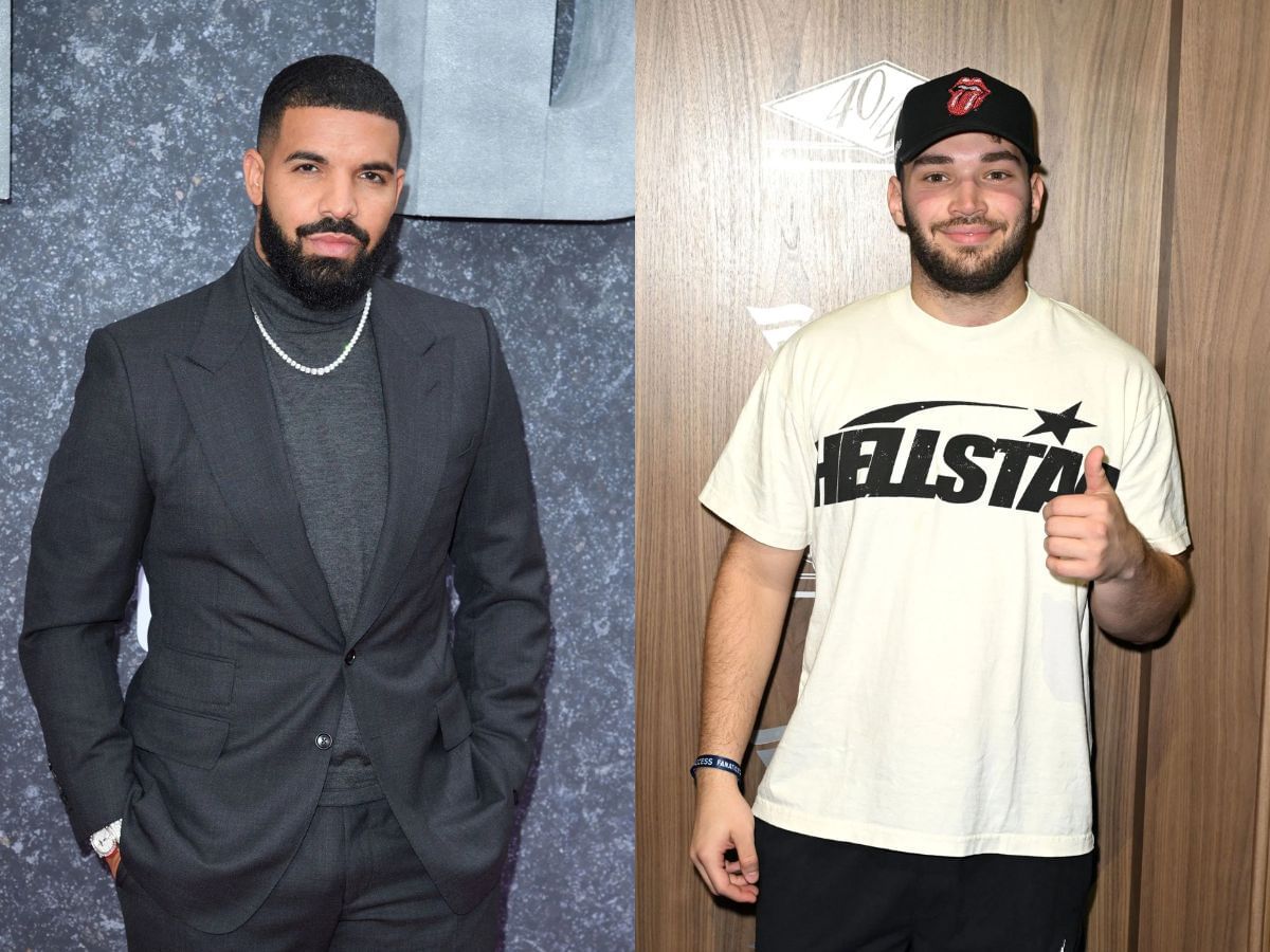 Drake and Adin Ross
