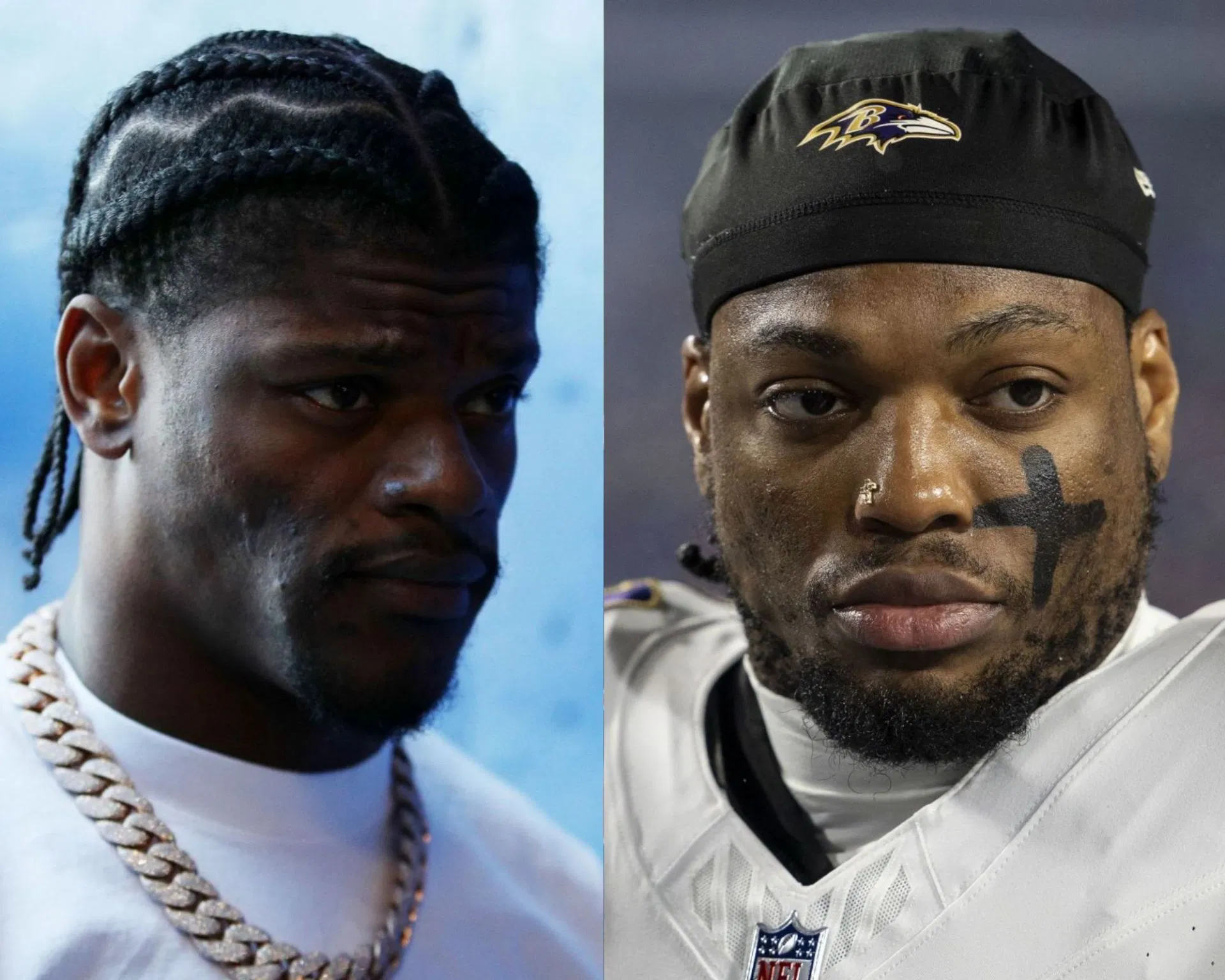 Lamar Jackson makes his feelings known on Derrick Henry