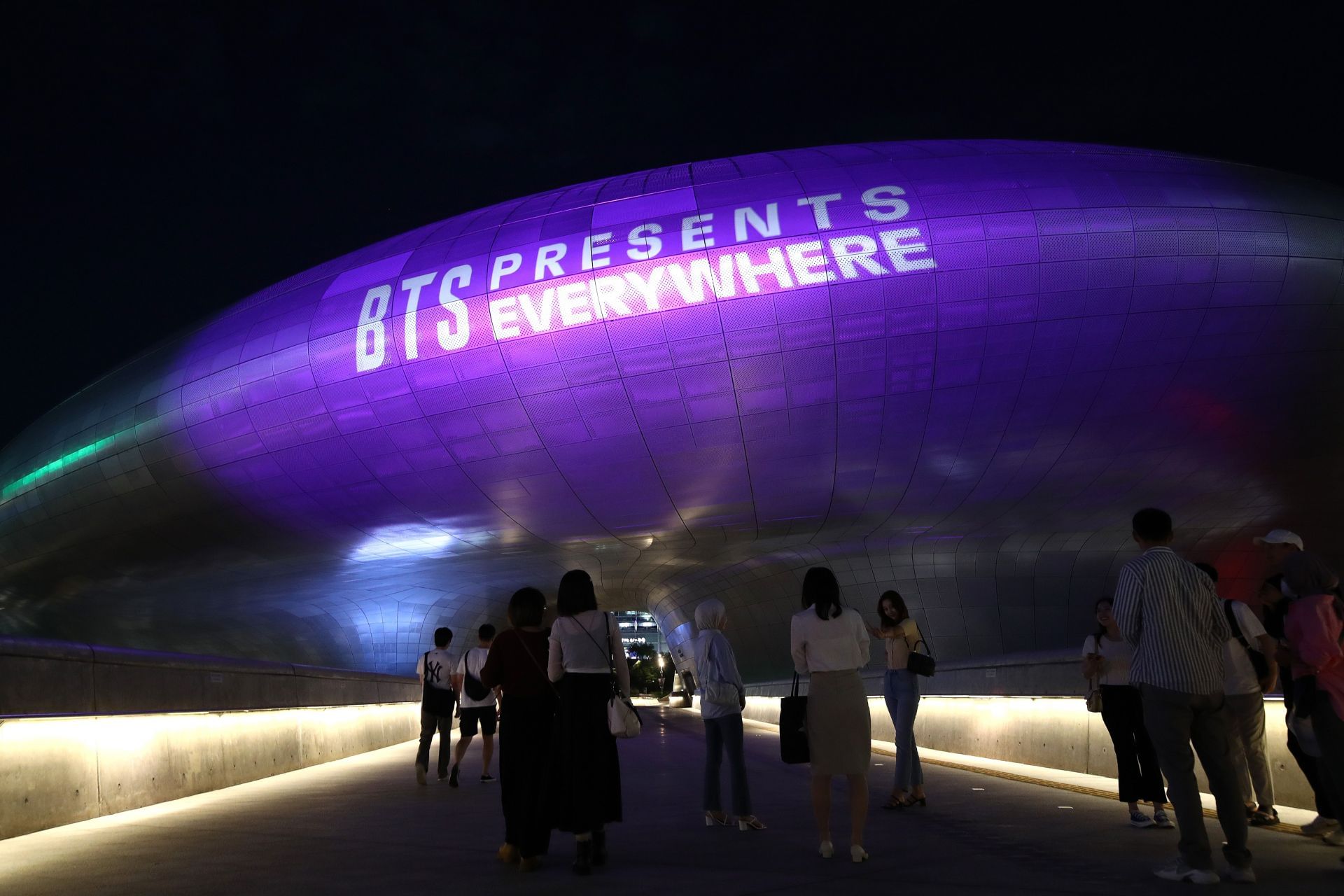 South Koreans Celebrate 10 Years Of K-Pop Group BTS With &#039;BTS Festa&#039; - Source: Getty