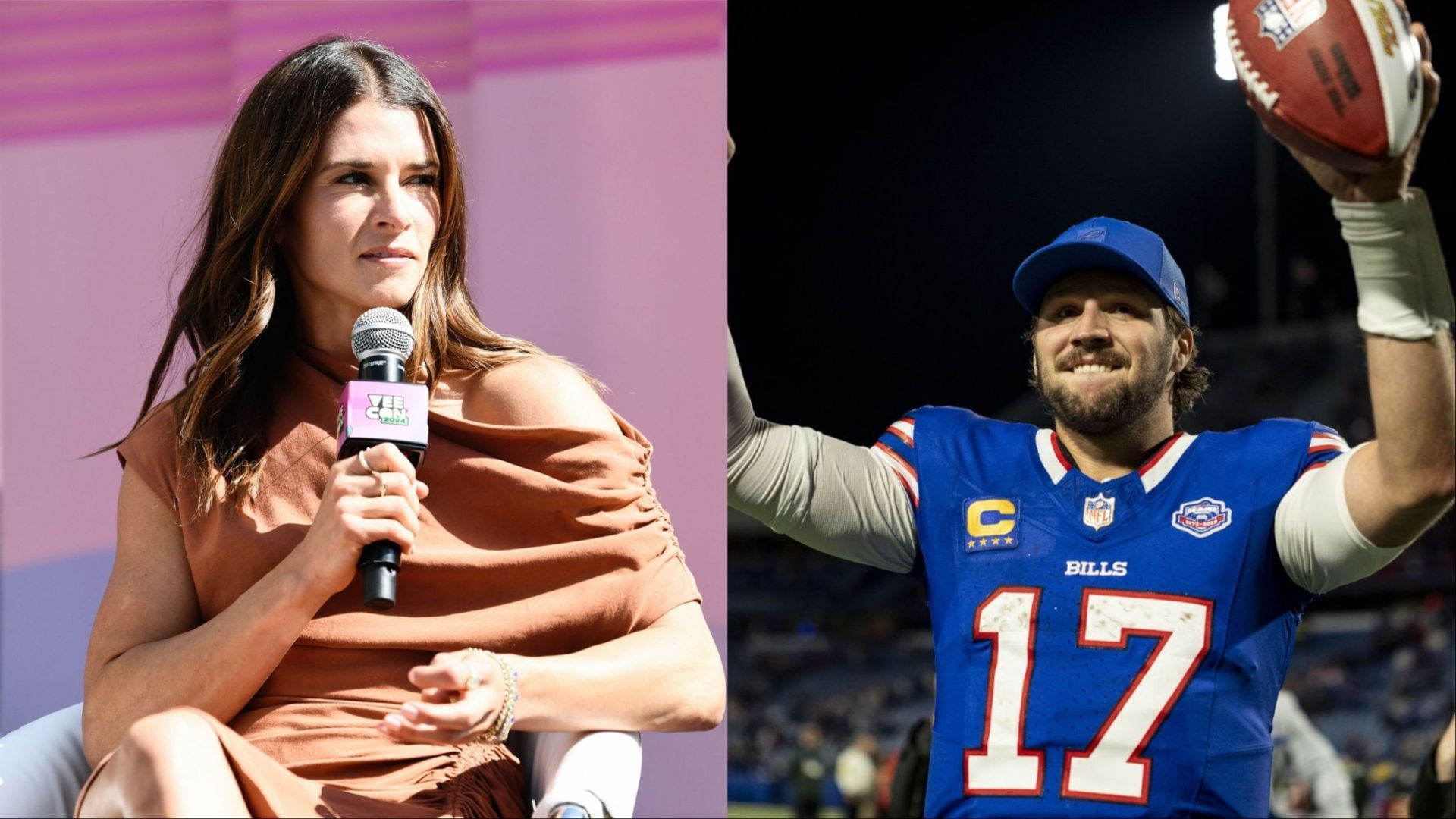 Image Credits: Getty, L: Danica Patrick; R: Josh Allen