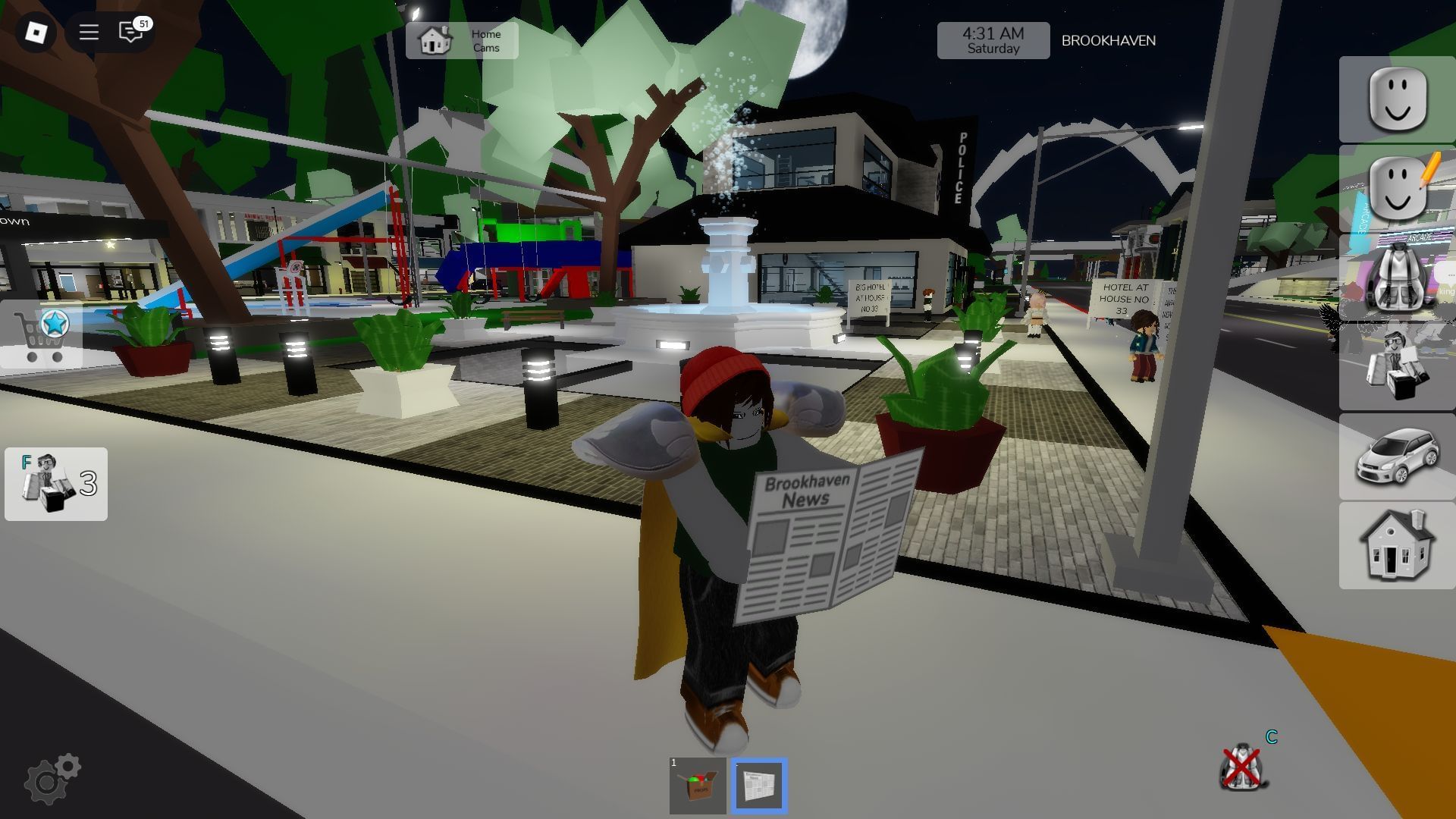 The Newspaper Tool (Image via Roblox)