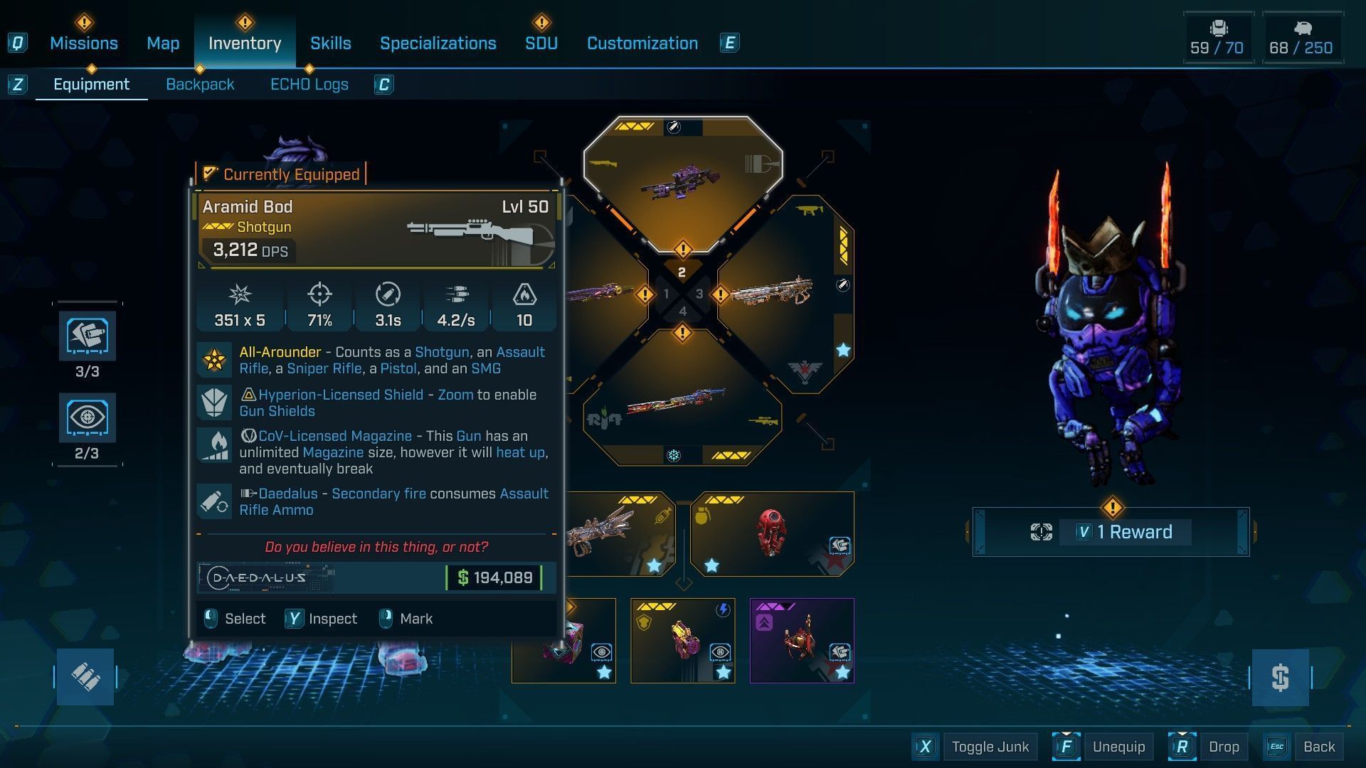 Bod can be a go-to weapon for Vex (Image via 2K)