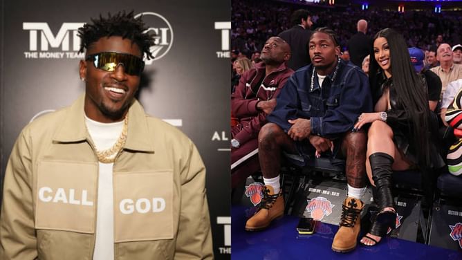 Antonio Brown takes 2-word jab at Stefon Diggs and Cardi B amid couple's pregnancy news