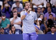 Daniil Medveděv na obrázku na 2025 US Open | Zdroj obrázku: Getty