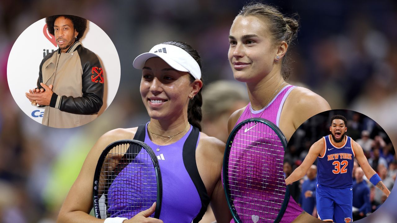 Rapper Ludacris, NBA star Karl-Anthony Towns &amp; other celebrities flock to US Open for Jessica Pegula vs Aryna Sabalenka SF. Credit: GETTY