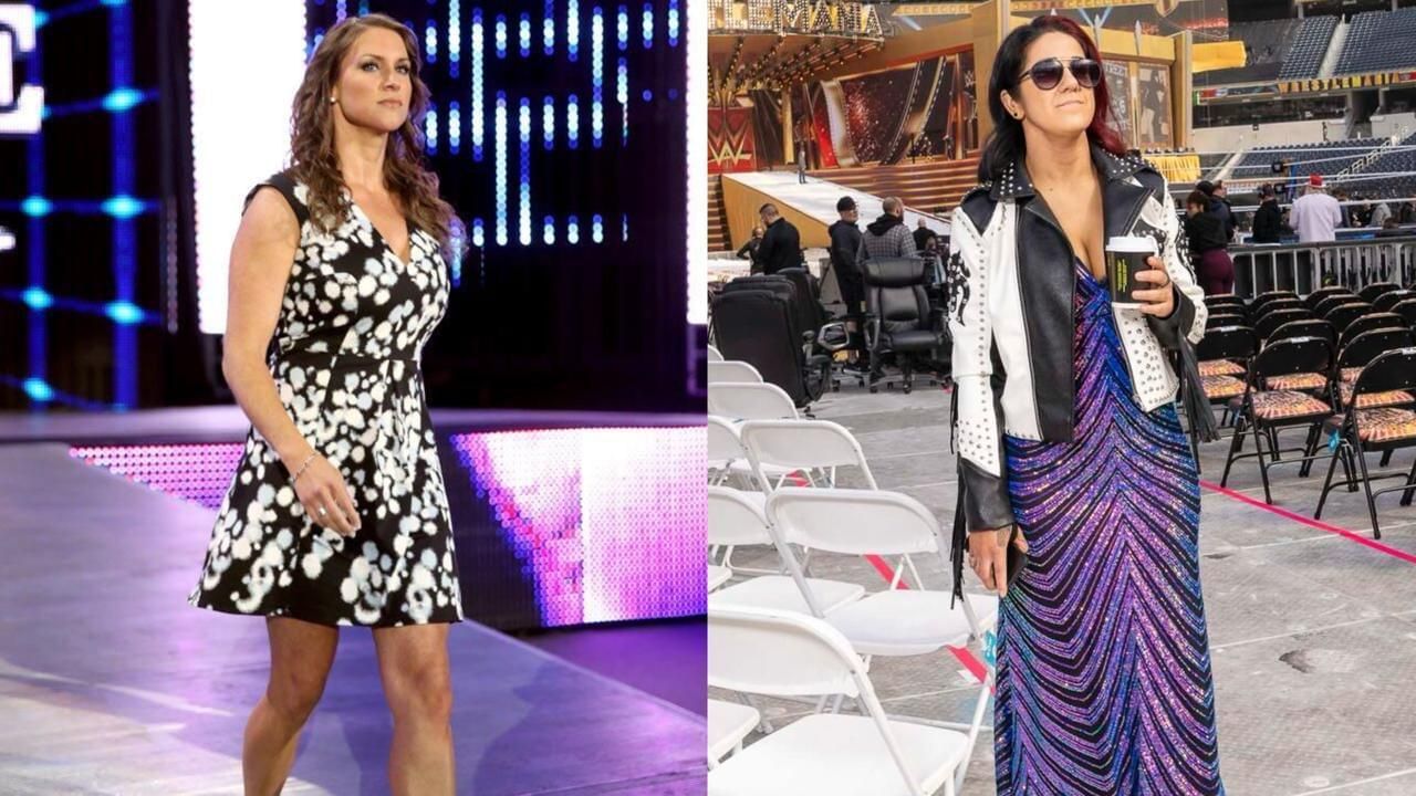 Stephanie McMahon and Bayley! (Images from WWE.com)