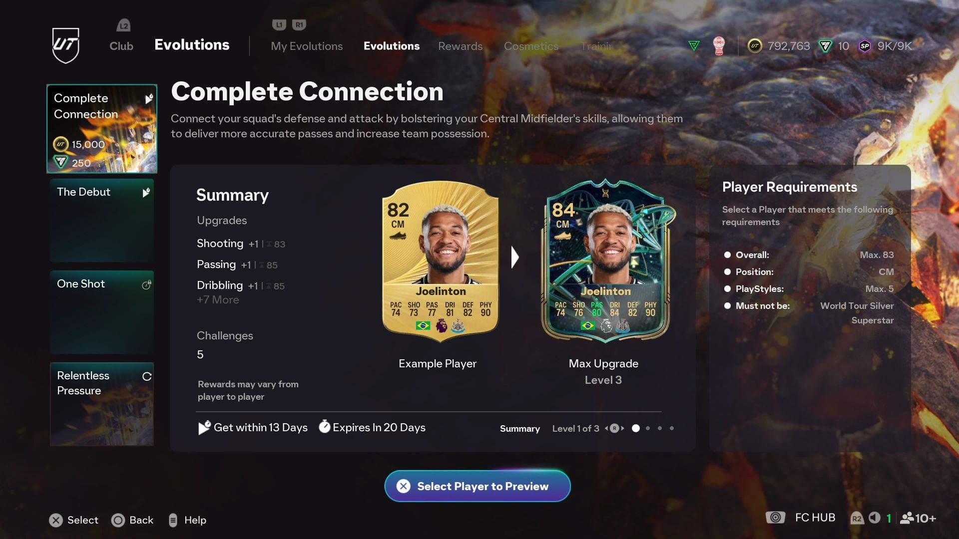 The requirements (Image via EA Sports)