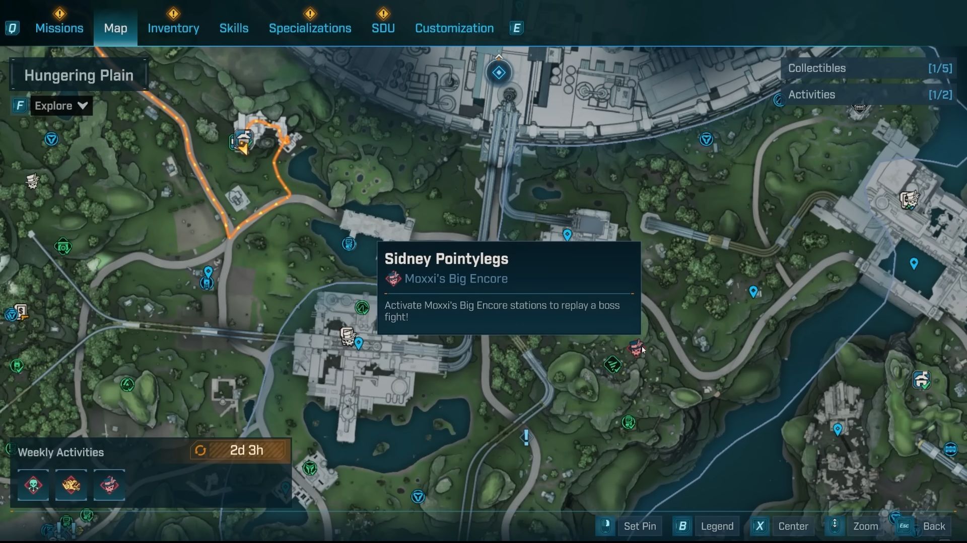 Location of Sidney Pointylegs (Image via Youtube/@Joltzdude139)