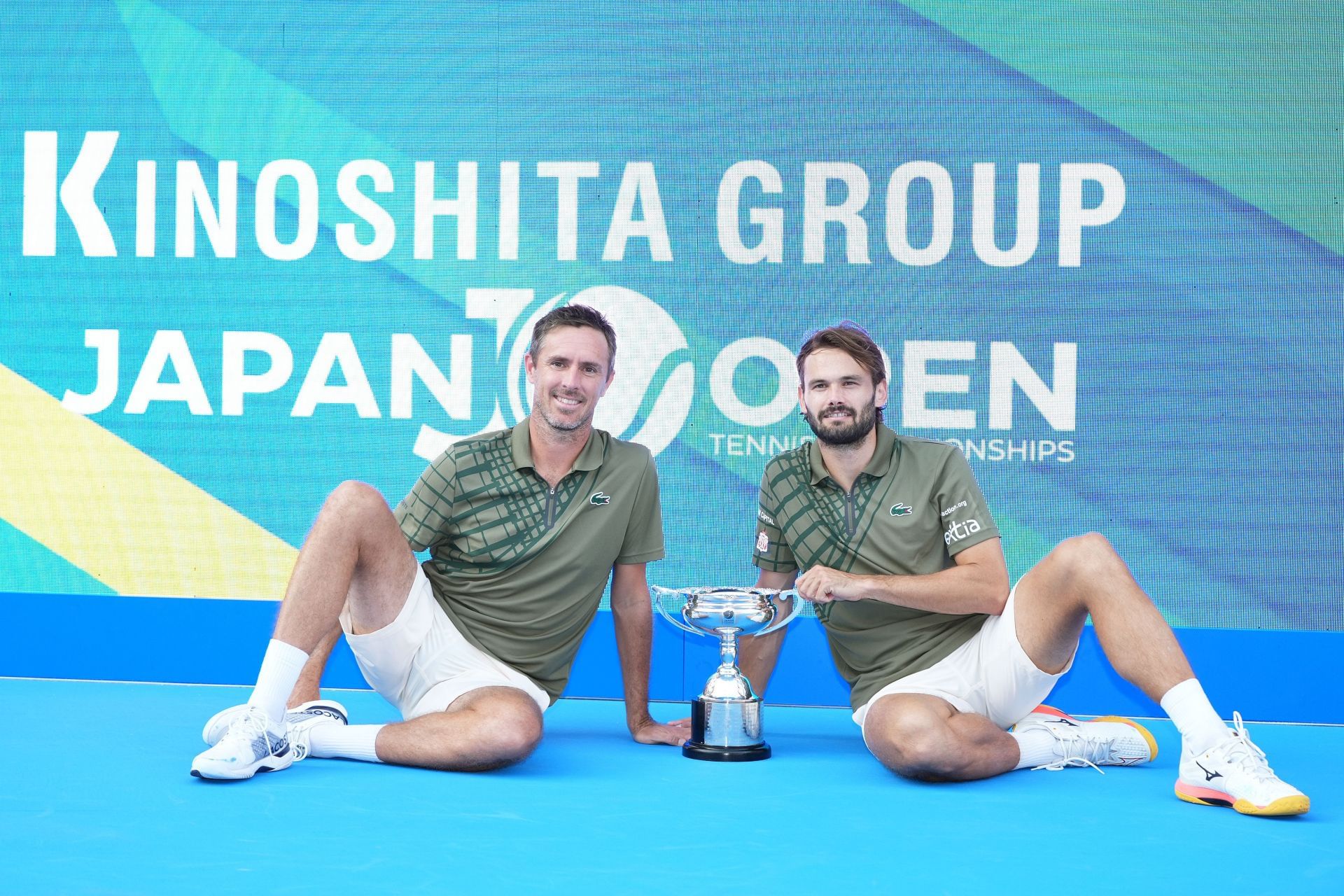 Hugo Nys &amp; Edouard Roger-Vasselin pictured at the 2025 Japan Open | Image Source: Getty