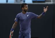 Nagal wins his Davis Cup bout in 2025 - Source: Getty