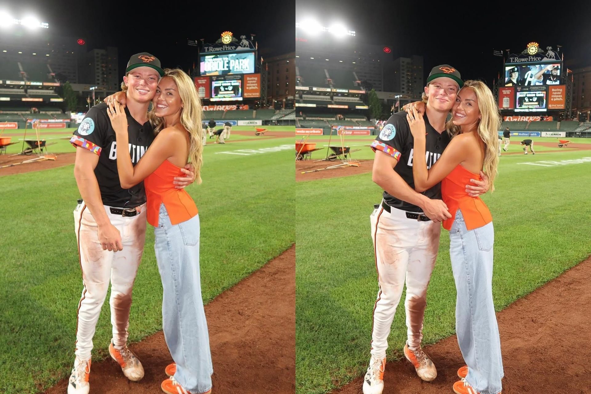 Jackson Holliday with his wife Chole (via Instagram post).