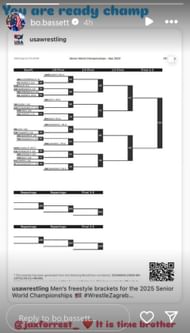 Ảnh chụp màn hình của câu chuyện Instagram của Bo Bassett. Tín dụng - Instagram/ bo.bassett