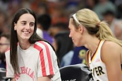 "That's her literal BFF besides Kate": Fans react as Caitlin Clark shows up for Dodgers vs Orioles game with $88,261 Fever teammate