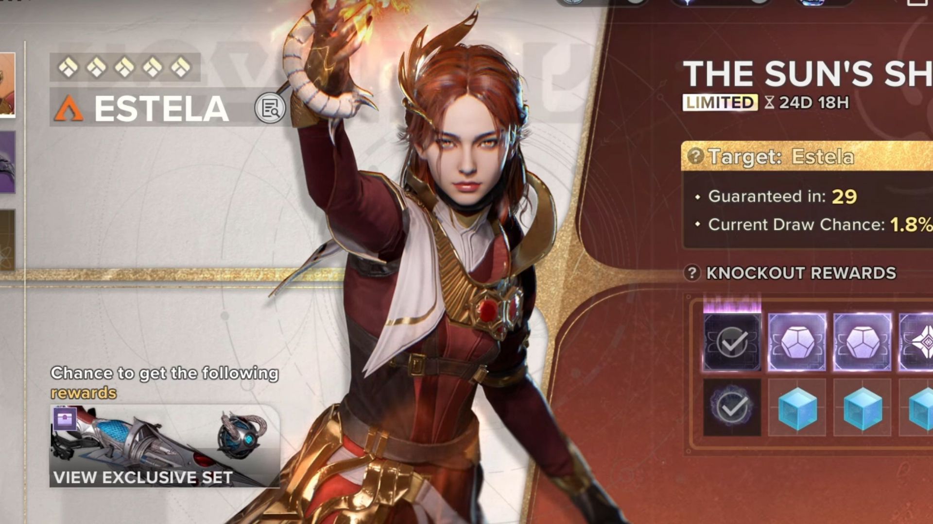 Estela banner from Destiny: Rising closed beta (Image via NetEase) 