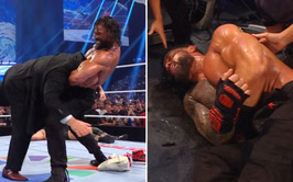 Roman Reigns gets brutally attacked & stretchered out in Clash in Paris by 2 stars; Medical personnel called in