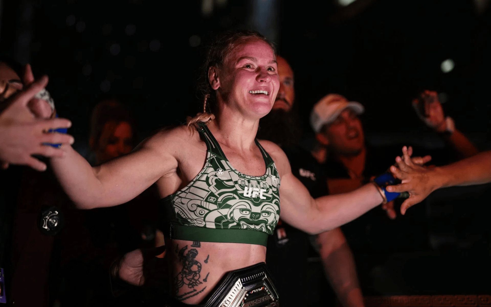 Valentina Shevchenko (pictured) is set to feature in a thriller series. [Image courtesy: Getty]