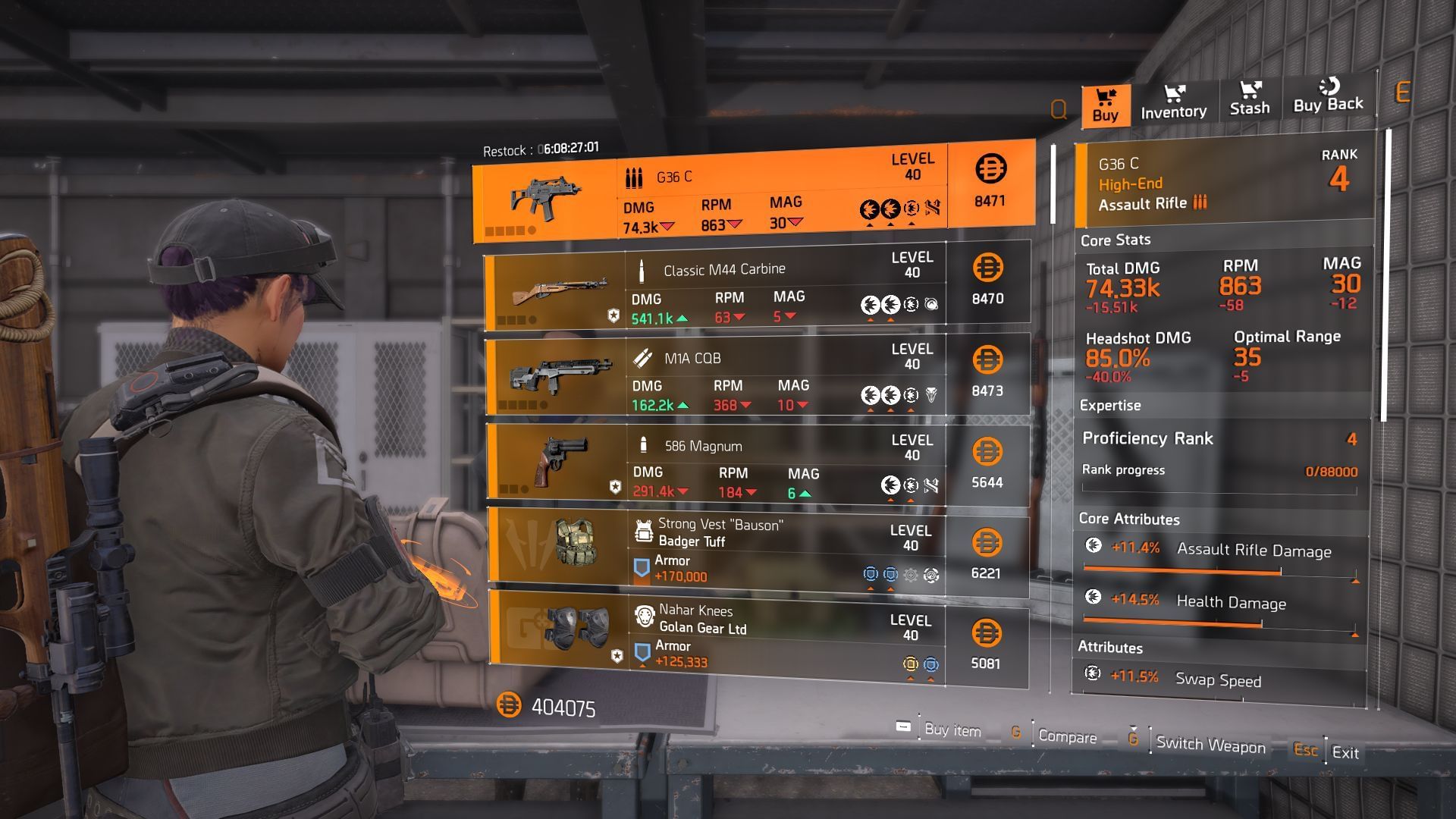 The Division 2 vendor at The Bridge Settlement in Brooklyn (Image via SK Gaming || Ubisoft)