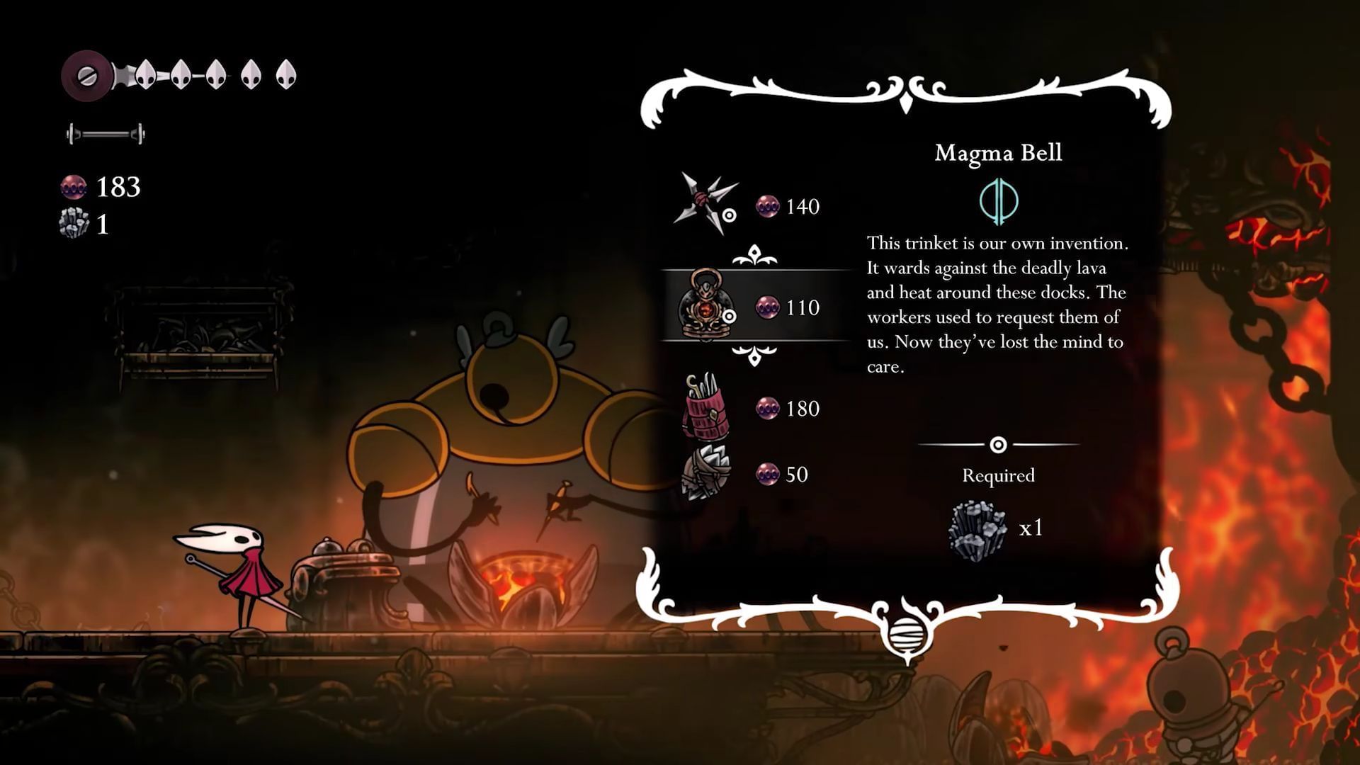 Beginner&#039;s guide: Sting Shards are optimal for versatile offense (Image via Team Cherry)