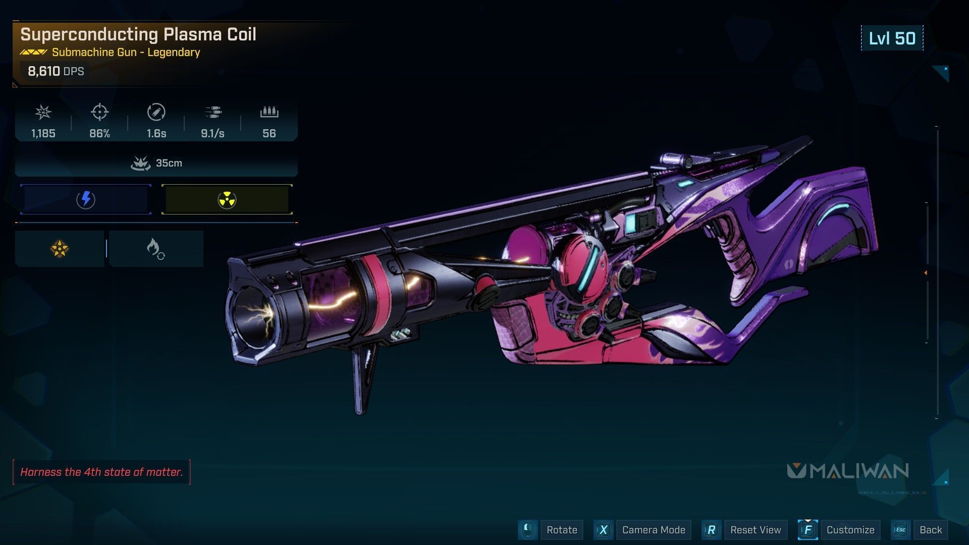 Plasma Coil is one of the best SMGs in Borderlands 4 (Image via 2K)