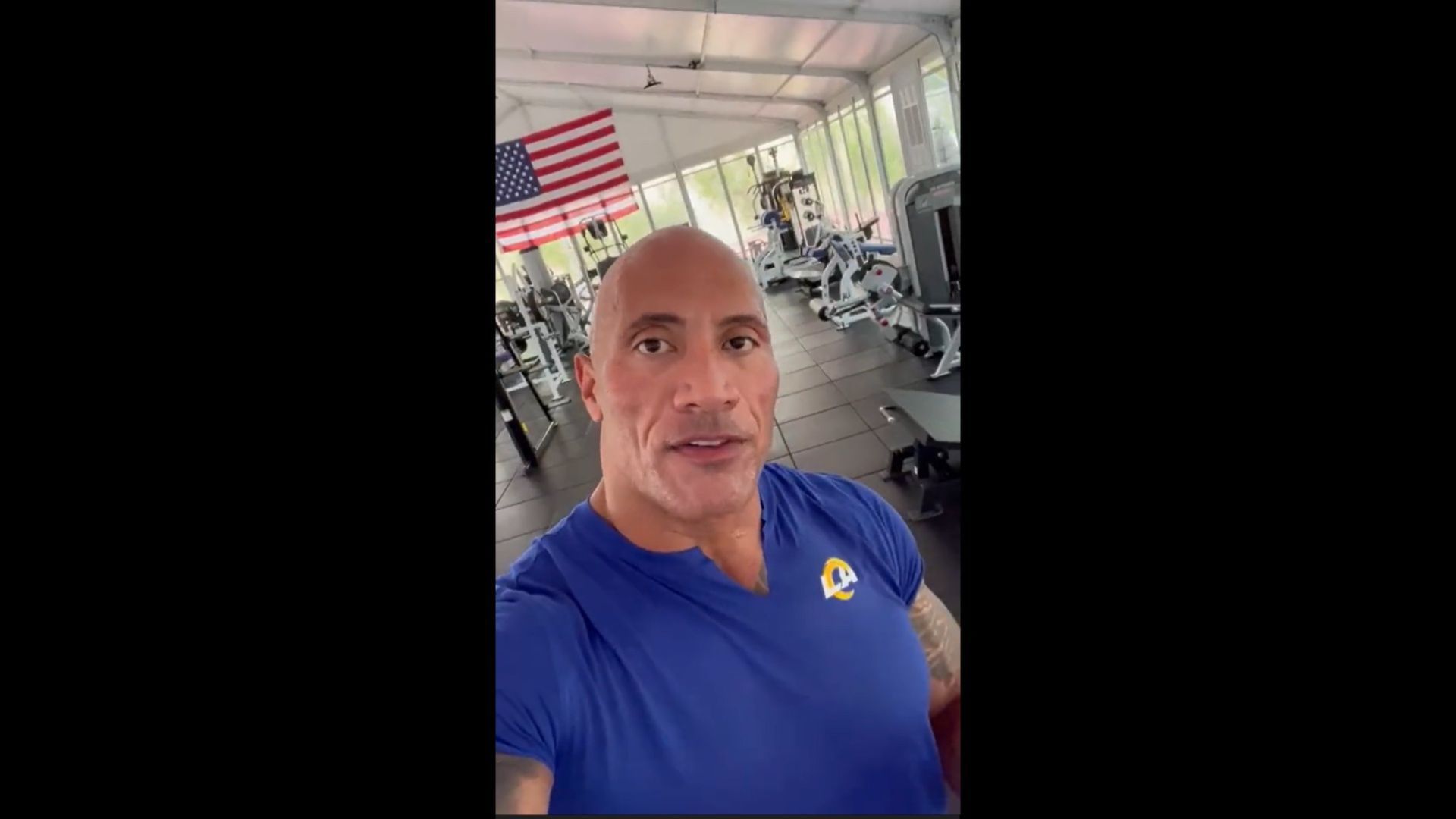 Dwayne Johnson shared a video tribute for Queen Elizabeth II. (Image via X/@TheRock)