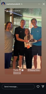 Sophia Thomalla's Instagram story