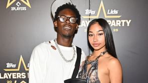 PICTURES: Jazz Chisholm Jr.'s girlfriend Olivia Brown turns up the glamor in form-fitting baby pink dress & white heels