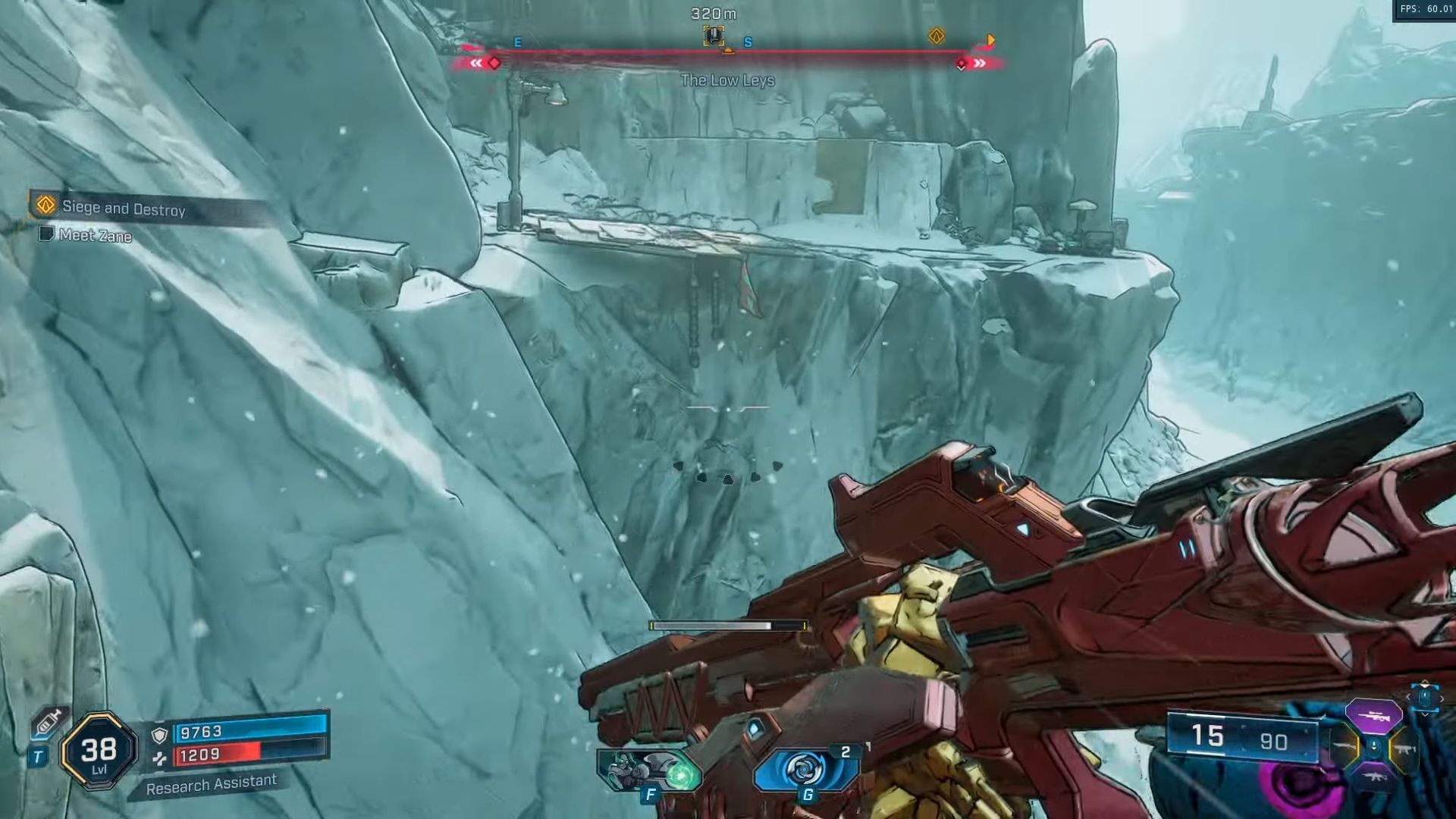 Glide across the last chasm and scale the walls (Image via 2K | YouTube/ZaFrostPet)
