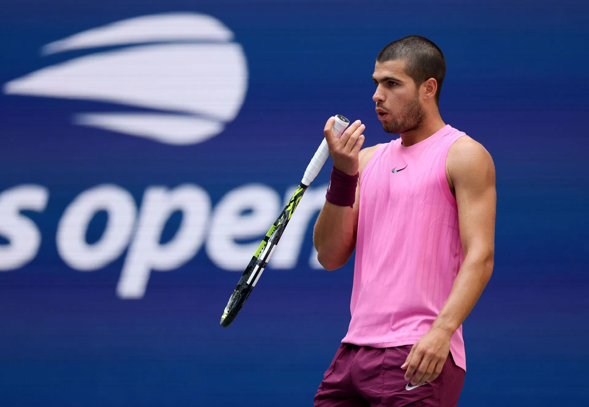 Carlos Alcaraz at the 2025 US Open - Source: Getty
