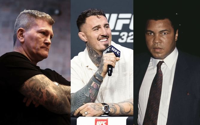Tom Aspinall shares two-word reaction to iconic Ricky Hatton and Muhammad Ali moment