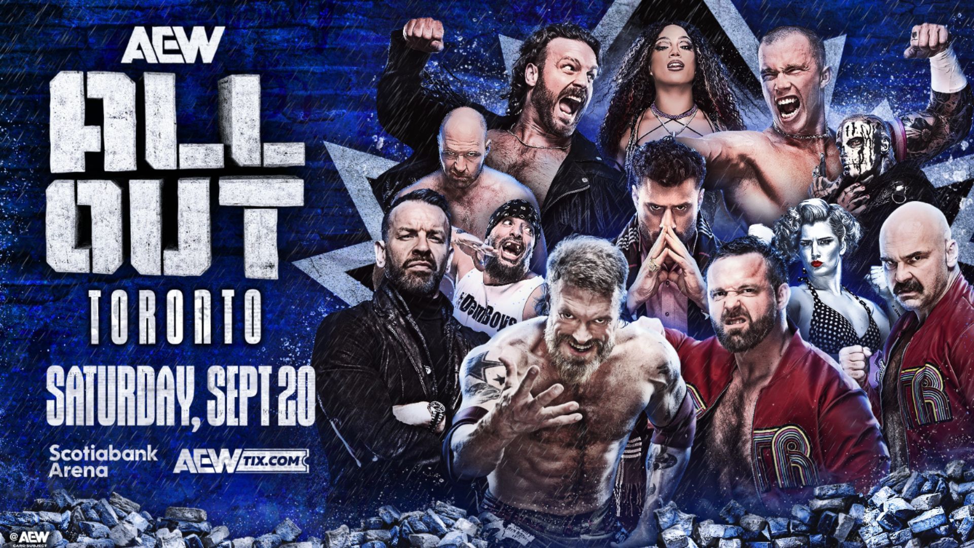 Official poster for AEW All Out : Toronto [Image Credits: AEW