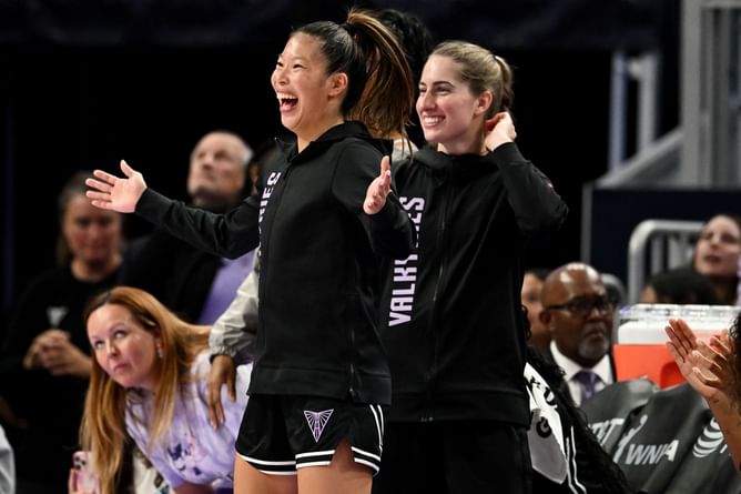 "Boys in Mexico": Kaitlyn Chen drops hilarious reaction to Kate Martin and Valkyries teammates' swimming pool snap