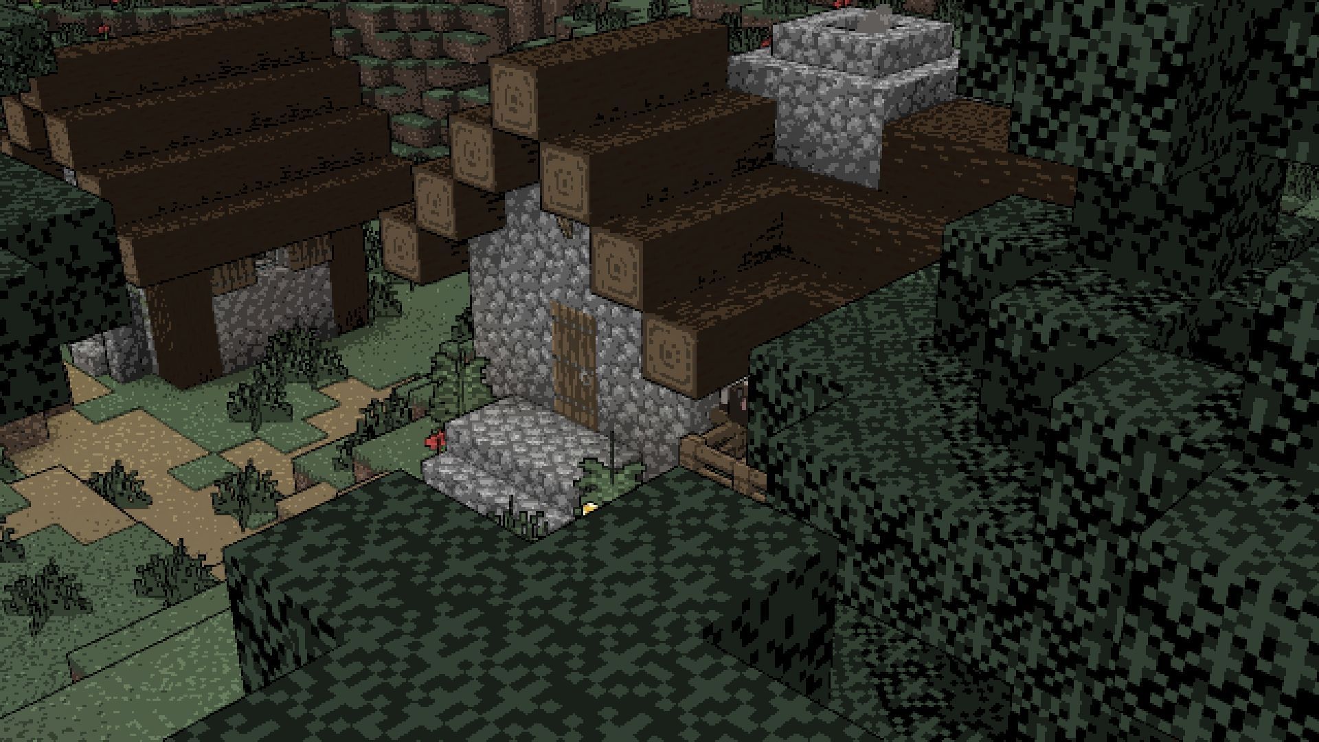 A shader pack that turns Minecraft into Lethal Company (Image via Modrinth)
