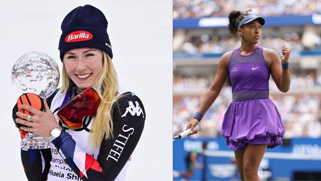 Mikaela Shiffrin and Naomi Osaka 