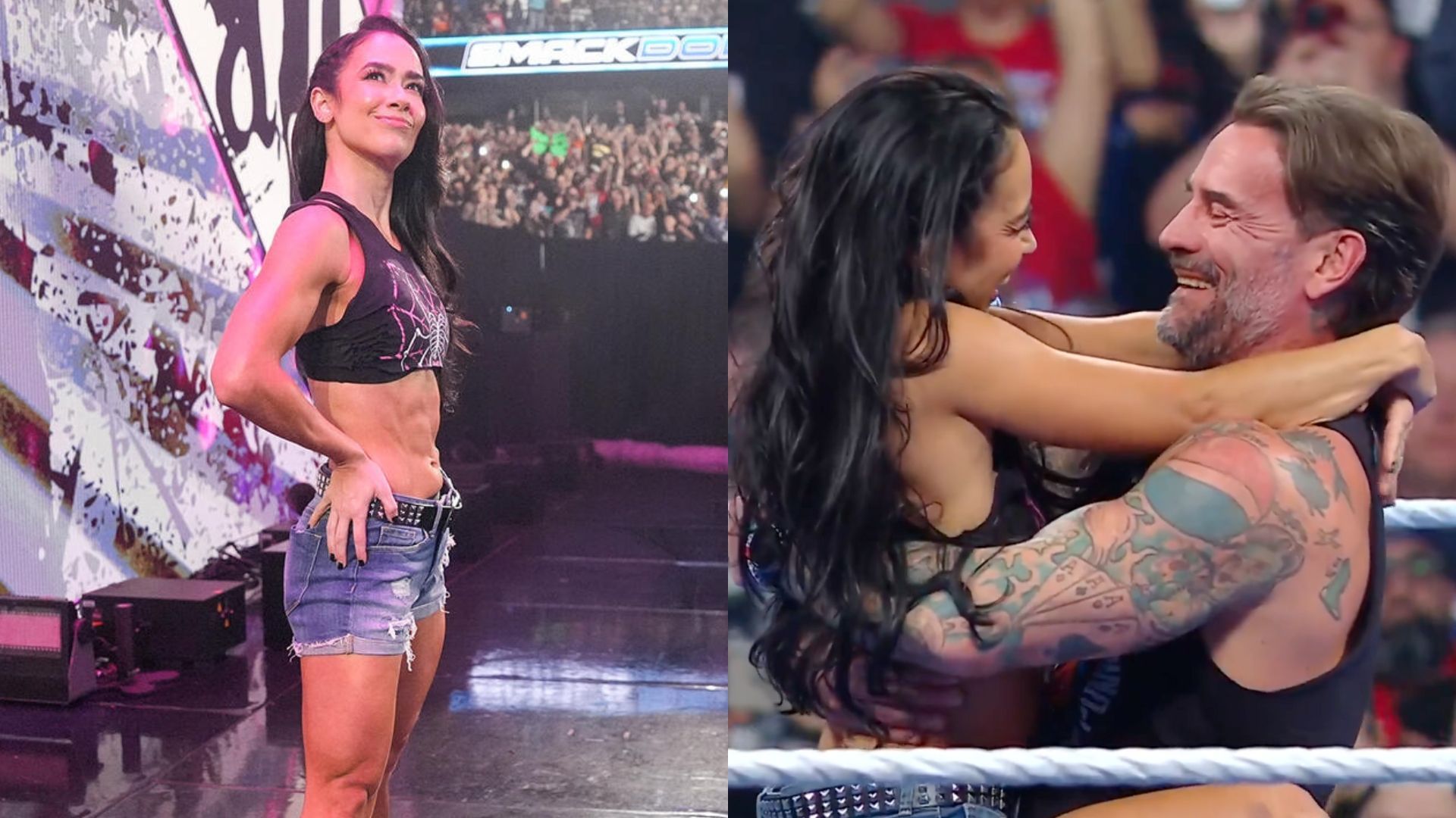 Lee returned to the company on SmackDown. [Image credits: WWE.com/ WWE on X]
