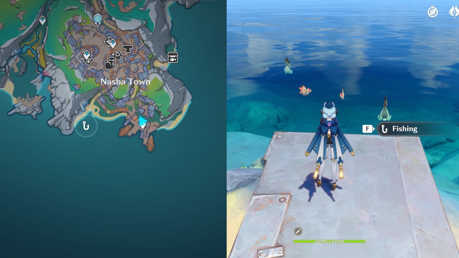 Fishing spot 7 (Image via HoYoverse)