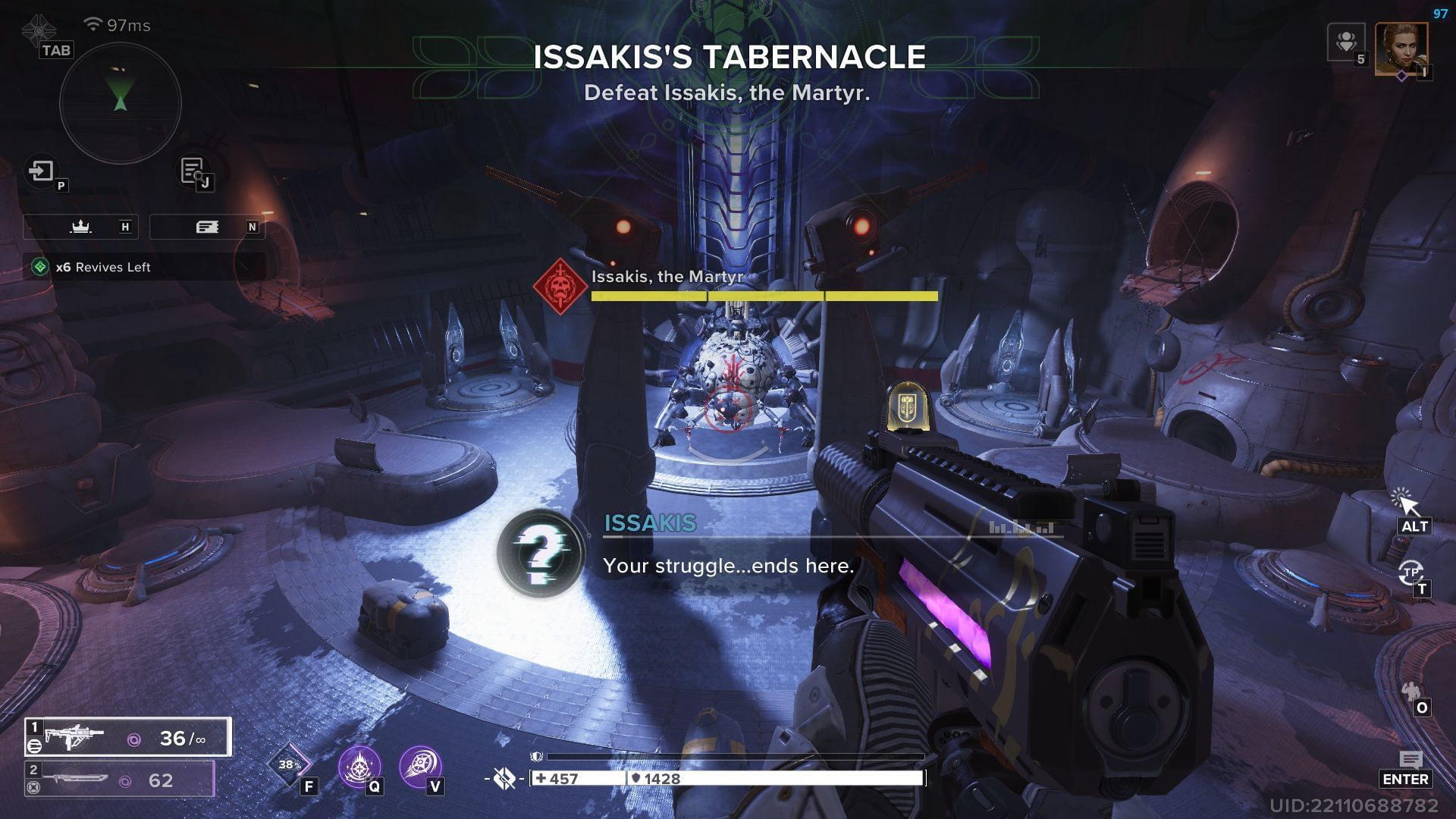 Issakis boss in Monolith