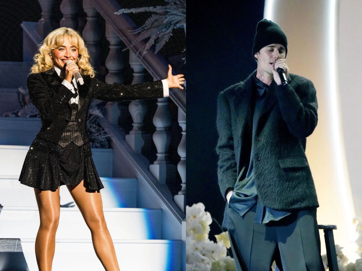 Sabrina Carpenter and Justin Bieber
