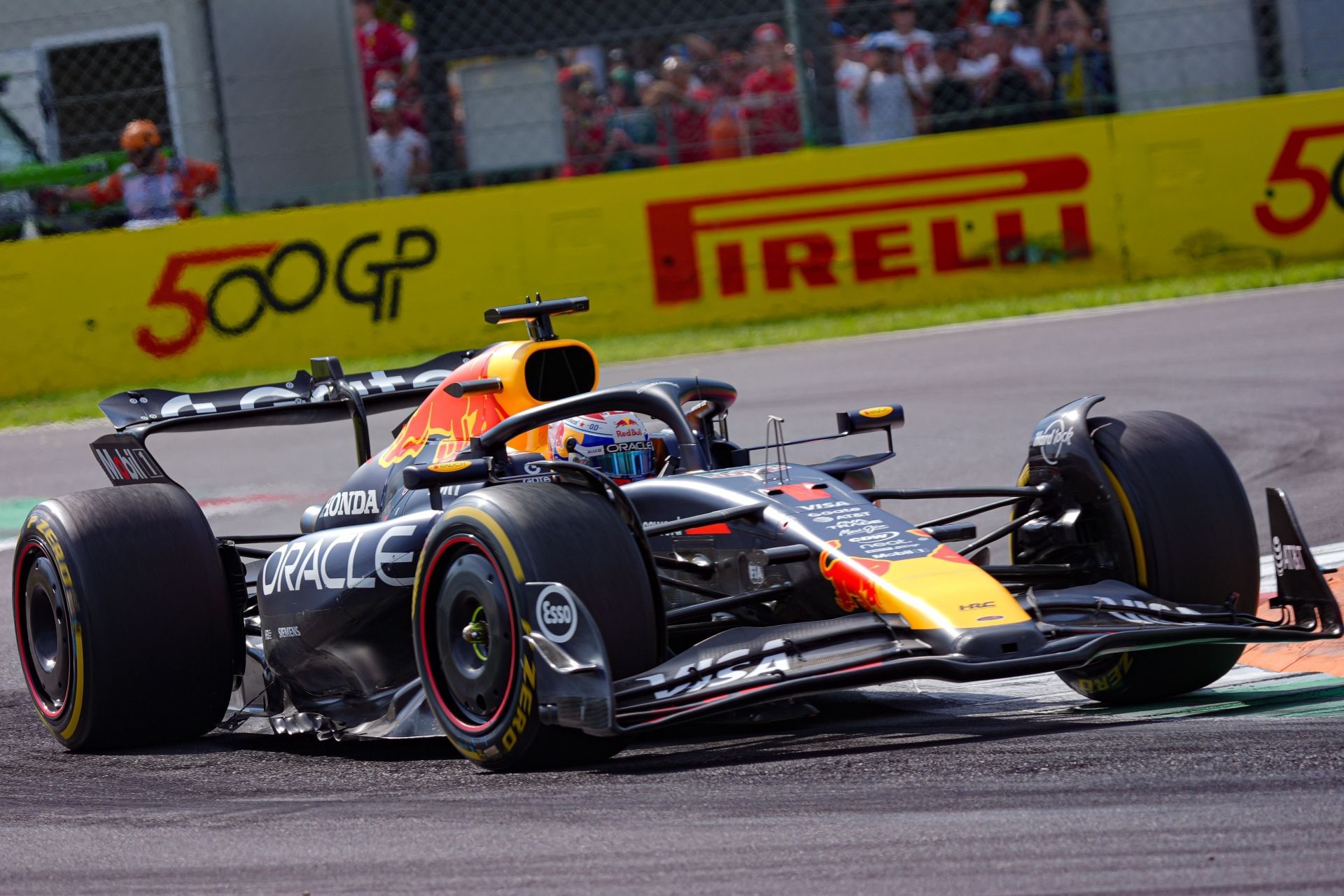 Max Verstappen during the 2025 Italian GP (Getty Images)