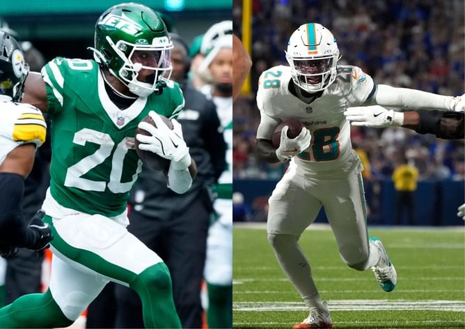 Breece Hall or De'Von Achane Week 4 Start 'Em, Sit 'Em: Fantasy Football projections for RBs explored