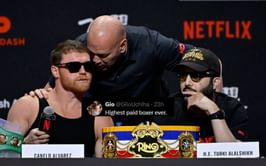 "That's some serious bank" - Fans react to Turki Alalshikh revealing Canelo Alvarez will make over $100M for Terence Crawford fight