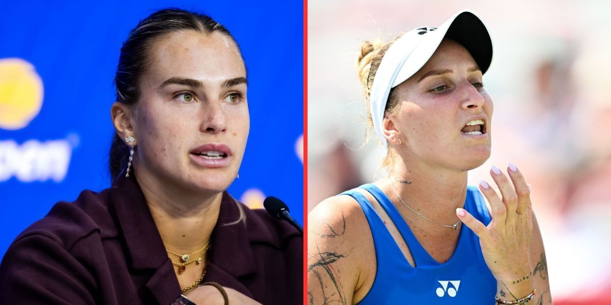 Aryna Sabalenka (left), Marketa Vondrousova (right), Sources: Getty