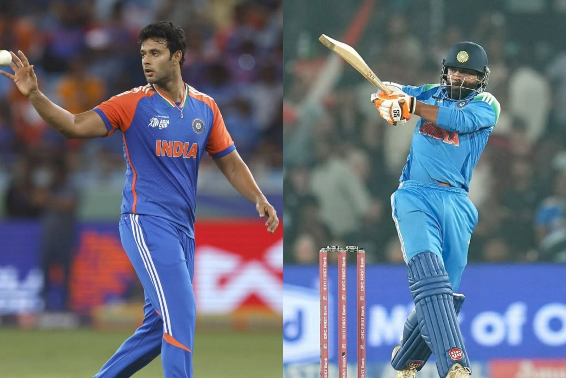 Shivam Dube (L) and Ravindra Jadeja (R) (Image via Instagram-@dubeshivam and @royalnavghan)