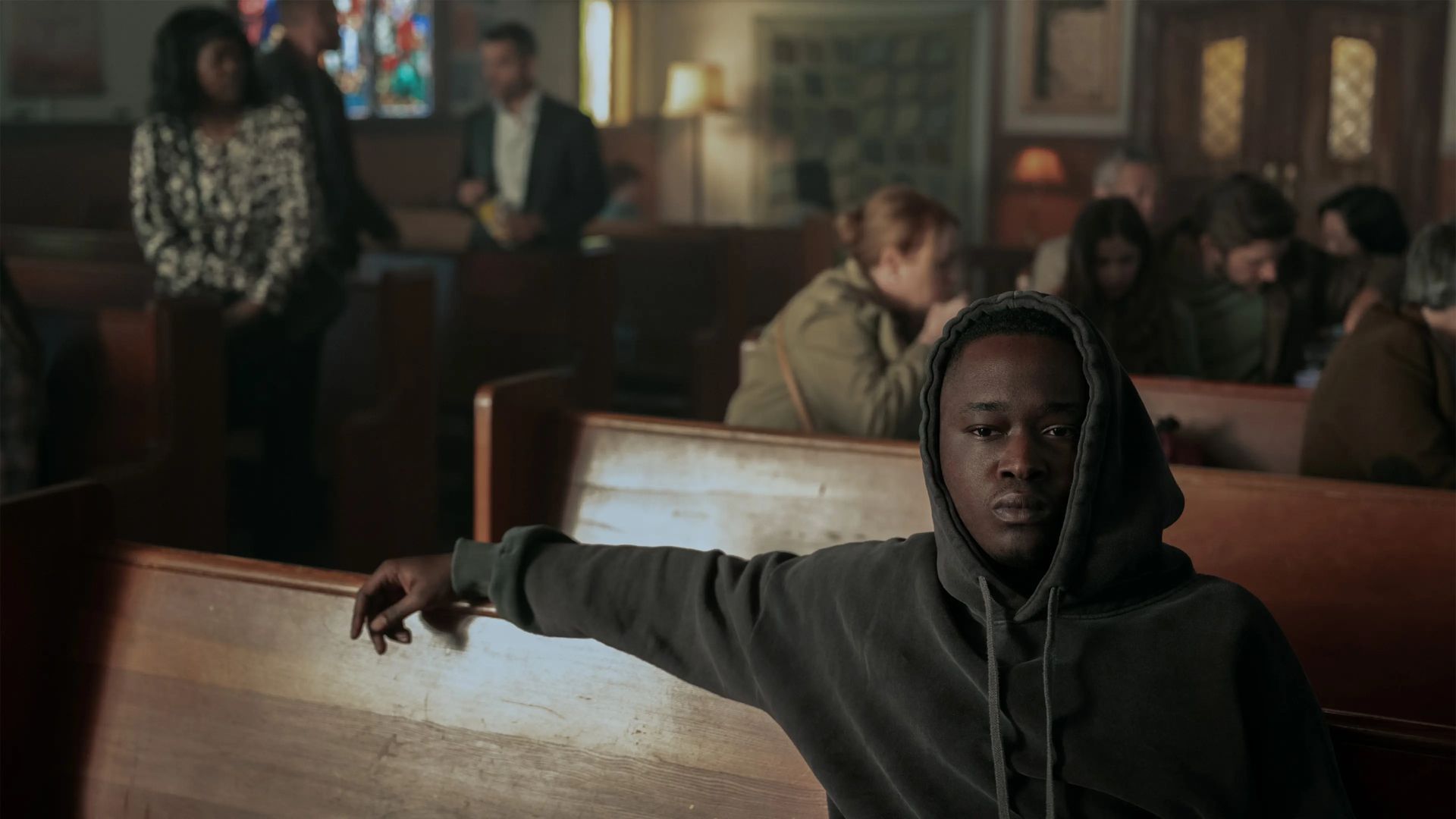 A still from  Invasion season 3 