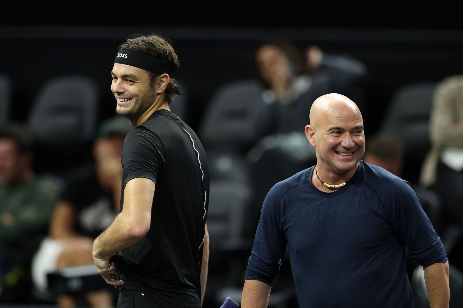 Fritz and Agassi at the Laver Cup 2025 - Previews - Source: Getty