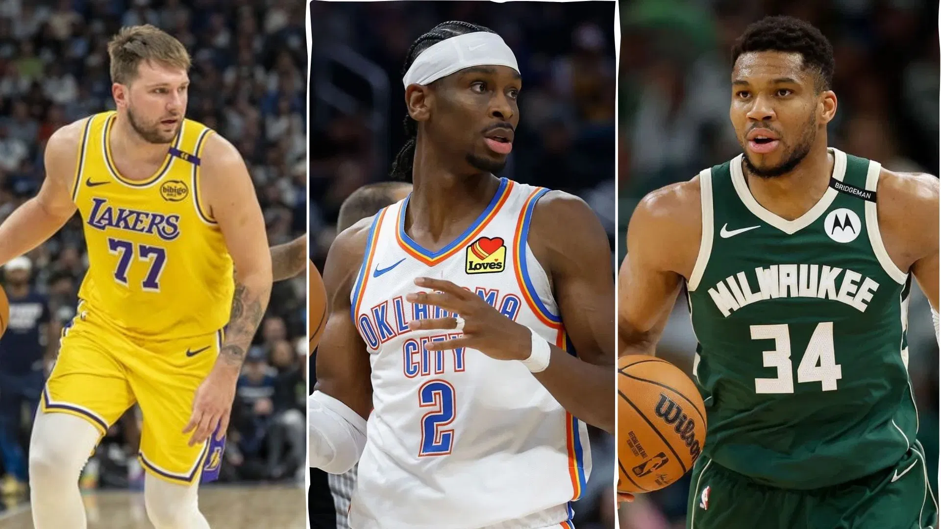 Top 5 candidates to win 2025-26 NBA season scoring title - Images via IMAGN and Getty