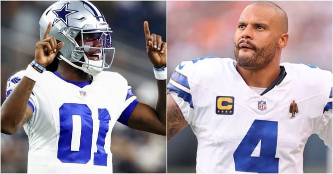 Dak Prescott makes feelings known on being benched for Joe Milton late in game during Cowboys' loss vs. Bears