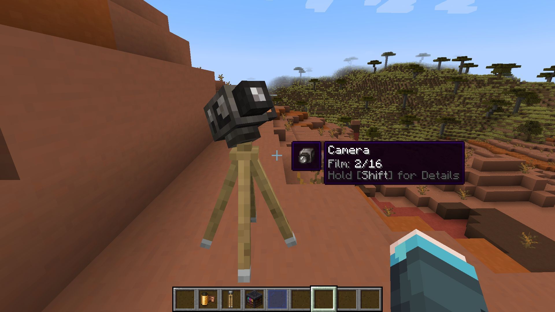The Minecraft mod offers an immersive way to capture photographs in the game (Image via Sportskeeda Gaming || Mojang Studios/mortuusars)