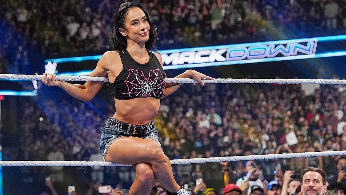 AJ Lee on SmackDown! (Image from WWE.com)
