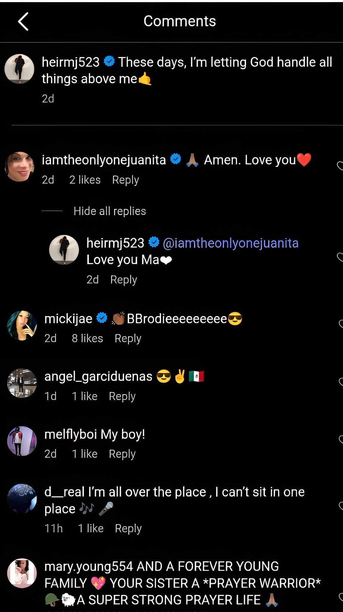 Comments on the post